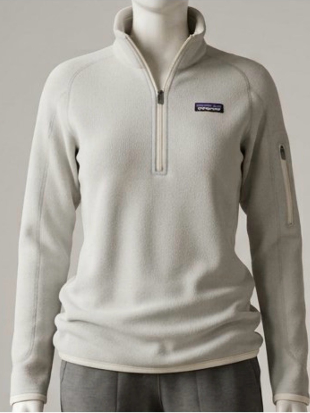 Patagonia Women’s Half-Zip Fleece Pullover - Light Beige Size S